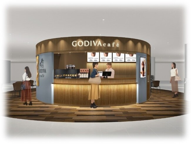 世界的プレミアムチョコレートブランド「ゴディバ」のカフェ 「GODIVA cafe」が第１ターミナルにオープン!!