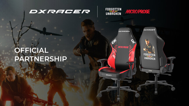 DXRacer、gamescom 2025でMicroProseおよびCenturion Developmentsとのコラボレーションを発表