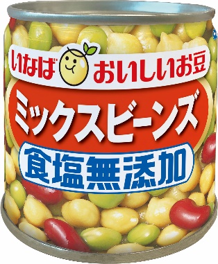 いなば食品 「食塩無添加」シリーズの農産缶