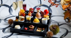 紅葉をイメージした色彩と秋の味覚が織りなす贅沢　デザートレストラン「OPERA」秋のアフタヌーンティー開催！地上264ｍから望む東京の絶景とともに優美な時間を