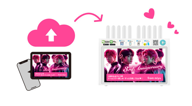 応援発信プラットフォーム「CheerSPOT」に新機能「マイデザイン」を追加