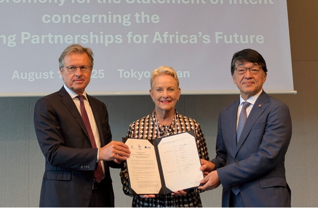 WFP・豊田通商・CFAO、アフリカ開発支援に向けた協力強化を発表