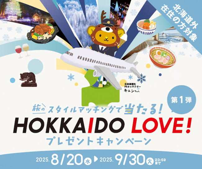 冬のHOKKAIDO LOVE!　プレゼントキャンペーン　抽選で合計４００名様にプレゼント！