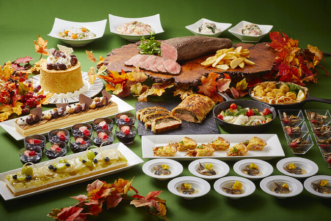 【ロイヤルパークホテル】豊かな秋の美味を堪能！秋の恵みディナーブッフェやモンブランデザートなどが登場。