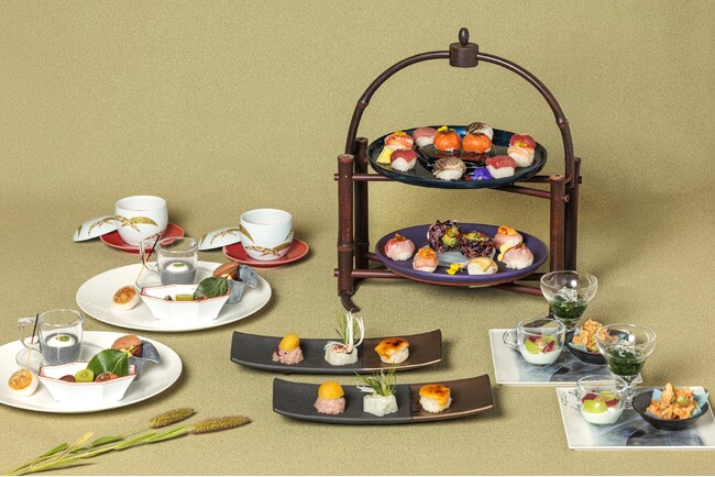 お月見をテーマにした寿司スタイルのアフタヌーンティーJapanese Afternoon Tea～華凛～を販売 ザ・プリンスギャラリー 東京紀尾井町