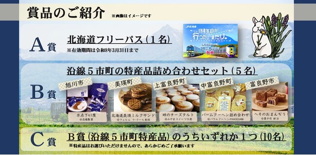 「富良野・美瑛ノロッコ号に乗って当てよう！プレゼントキャンペーン」の開催について