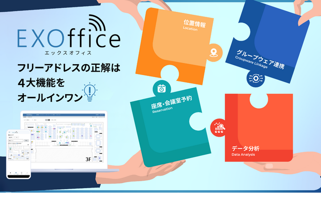 株式会社WHERE｜EXOffice 座席・会議室予約の予実分析機能追加