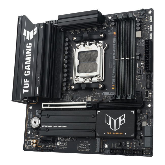 ASUSより、Gen 5.0対応PCIE＆M.２を備えたAMD AM5対応MicroATXマザーボード「TUF GAMING B650EM-PLUS WIFI」を発表