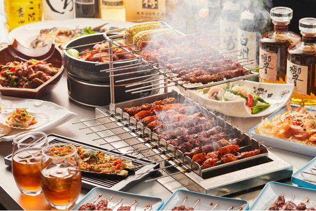 25年ガチ中華名店『四季香 新大久保店』が串焼きバリエーションを拡充、飲み放題付き宴会コースも新登場！