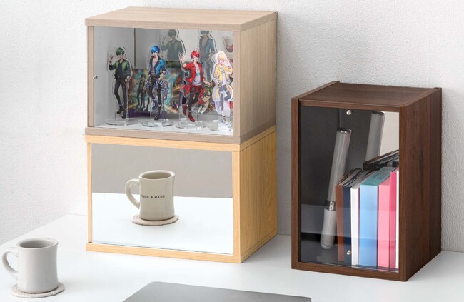 推しを“魅せる”も“隠す”も自由にカスタマイズ！　省スペースで楽しむ新発想のコレクションケースが登場