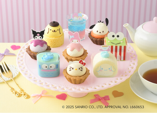 ハローキティが銀座コージーコーナーの店員に！？サンリオのキャラクターをイメージしたプチケーキを8月29日から発売