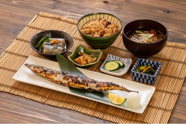おふろcafe 白寿の湯「お食事処 俵や」に秋限定メニューが登場！　旬の秋さんま、神川町産の梨など、季節の味に発酵のアレンジを加えて提供します