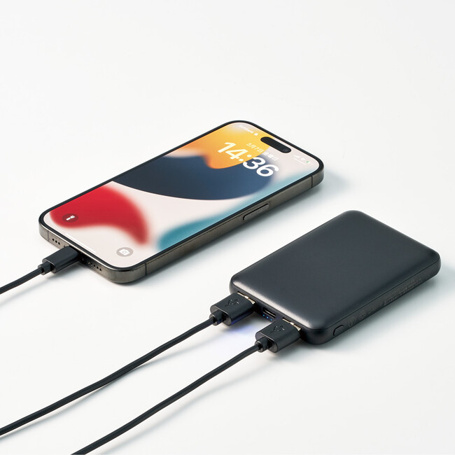 薄型・軽量で毎日の持ち歩きに最適なコンパクトモバイルバッテリーが登場!