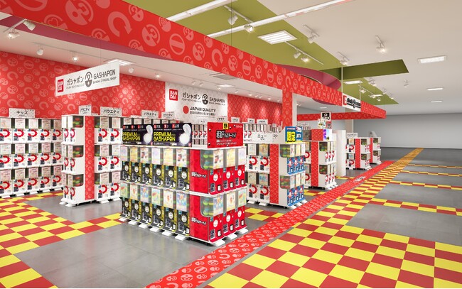 バンダイ公式の「ガシャポン(R)」大型専門店が登場 『ガシャポンバンダイオフィシャルショップ』イオンタウン郡山店　2025年8月29日(金)オープン！
