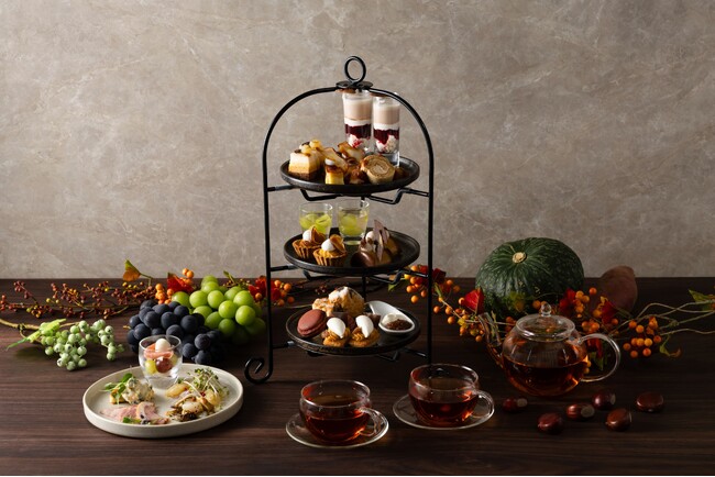 飲むモンブランが登場！東京湾を一望する地上165mのレストランで贅沢な景色とともに味わう秋の味覚秋限定「栗×キャラメル アフタヌーンティー」