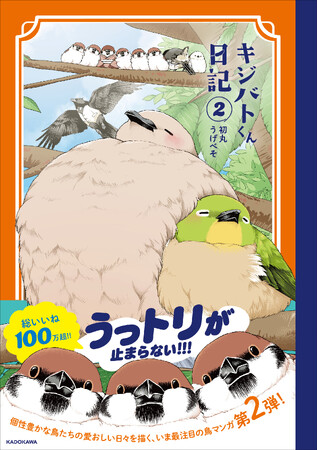 総いいね100万超！ うっトリが止まらない！ いま最注目の鳥マンガ第2弾『キジバトくん日記２』2025年10月20日（月）発売！