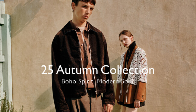 ナノ・ユニバースより、25AWコレクション第一弾を先取り！WEBコンテンツ「25 Autumn Collection」が公開