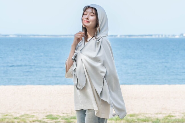 「ふりふり冷感ポンチョ君」が大阪・関西万博 よしもと「waraii miraii館」に登場 ～地球温暖化を考えるイベント「猛暑のアシタ」で紹介されます～（福岡：BELLEMOND）