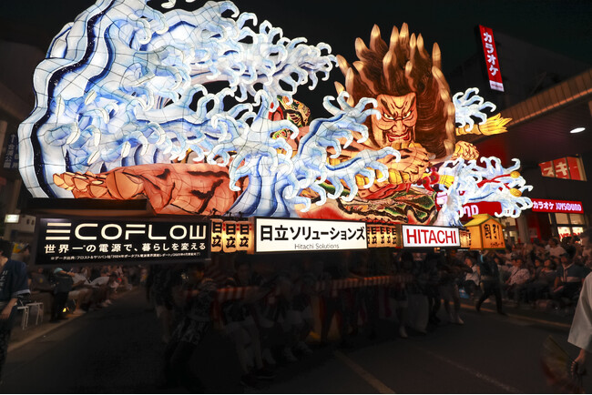 EcoFlow 2025年青森ねぶた祭で大型ポータブル電源を提供二酸化炭素実質排出量ゼロの環境に配慮した脱炭素ねぶたを実現