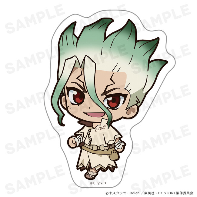 TVアニメ「Dr.STONE」ダイカットステッカーの受注を開始しました!