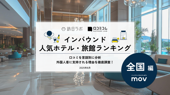 【独自調査】2025年最新：外国人に人気のホテル・旅館ランキング［全国 編］1位は「プラザオーサカ」！| インバウンド人気ホテル・旅館ランキング　#インバウンド #MEO