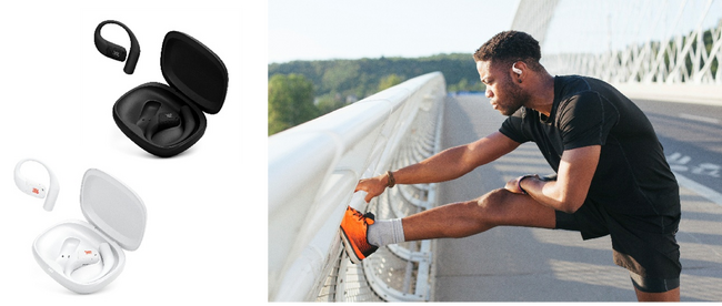 スポーツシーンのためのタフ設計で集中力を妨げない オープンイヤー型完全ワイヤレスイヤホン「JBL Endurance Zone」新発売