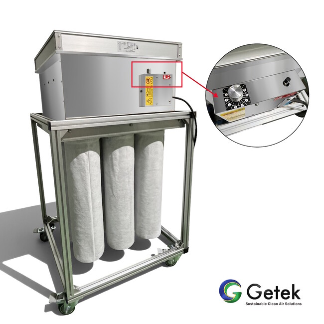 Getek、産業用・商業用・クリーンルーム向けに持ち運び式空気清浄ユニット「ACU」を発売