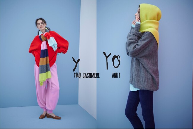 【RHC ロンハーマン】モードなカシミヤブランド、「 y YO（イーヨ）」ファーストコレクションの全ラインナップを展開する、ポップアップイベントを開催。