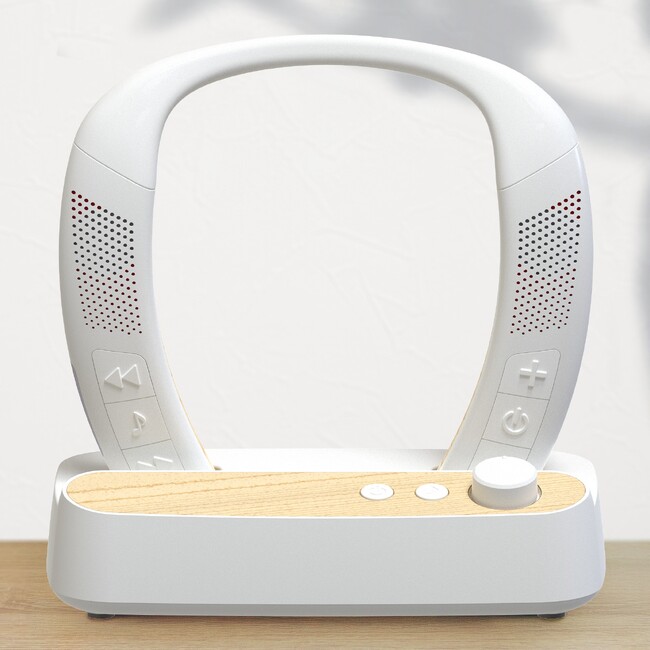 ⽿をふさがず、周囲の音も聞こえる⾸掛けスピーカー　手元スピーカーとしても使えて選べる２スタイル　ZEPEAL「⾸掛けスピーカー 木聲(きこえ)」を発売
