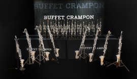 〈ビュッフェ・クランポン〉クラリネットショールームのラインナップ 〈ビュッフェ・クランポン〉クラリネットショールームのラインナップ