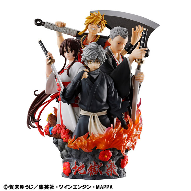 『地獄楽』が「プチラマDX」に登場。「画眉丸」「山田浅ェ門 佐切」「亜左 弔兵衛」「山田浅ェ門 士遠」の超豪華ラインナップで構成。