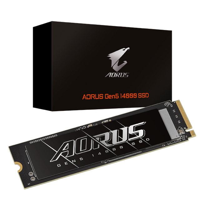 GIGABYTEより、PCIe Gen5 (5.0) および PCIe Gen4 (4.0) 規格の AORUS 高速 M.2 SSD ４製品発売