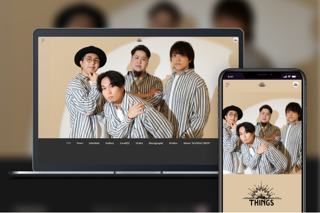 「Bitfan」にて、レトロポップバンド・THINGSのオフィシャルファンクラブをスタート！