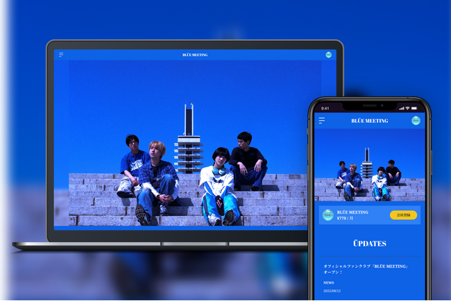 「Bitfan」にて、4人組ロックバンド・TØGARUのオフィシャルファンクラブ「BLUE MEETING」をオープン！