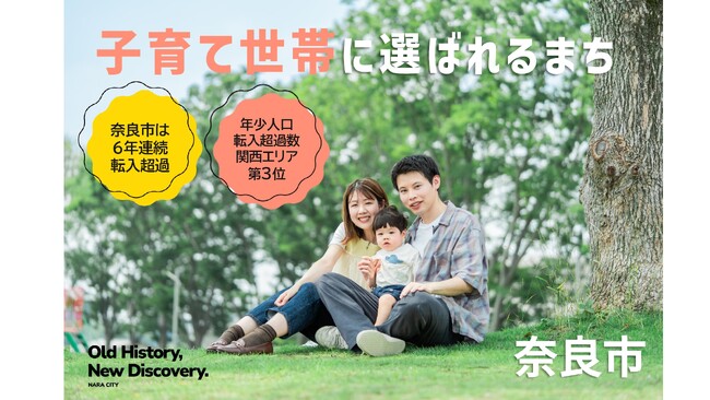 奈良市は6 年連続転入超過!2024年は+554 人の社会増