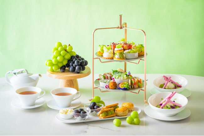 【コートヤード・バイ・マリオット福井】「秋の宝石　シャインマスカット・アフタヌーンティー」が季節限定で登場