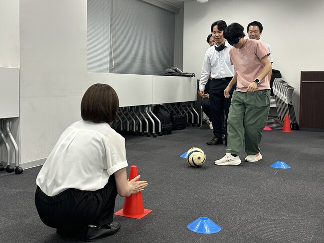PE-BANK、所属ITフリーランスエンジニアとブラインドサッカー(R)交流会を開催!