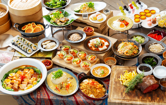 【コートヤード・バイ・マリオット福井】この秋限定『アジアンランチビュッフェ』開催｜アジアをめぐる美食の旅へ。