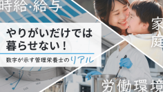 全国の管理栄養士を対象にアンケートを実施　“やりがい”だけでは続けられない、現場のリアルを可視化