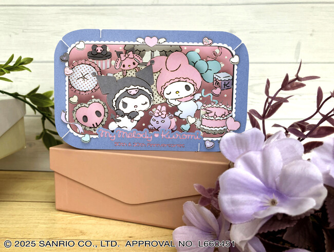 アニバーサリーイヤー特別デザインのマイメロディとクロミの立体アートが登場！ 「ペーパーシアター マイメロディ&クロミ」発売