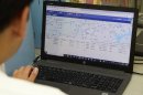 管理画面による運行状況確認の様子