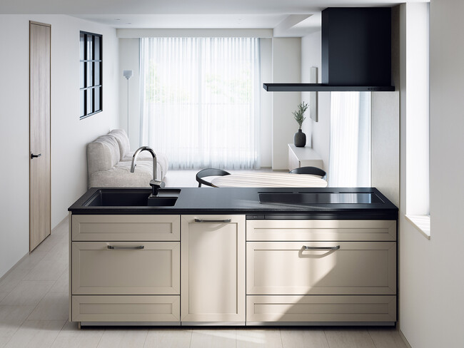 3つの1.5倍で使い勝手が向上した対面キッチンを新提案