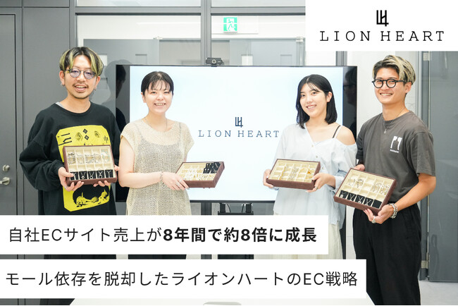 8年連続で自社ECの売上が成長し続けるアクセサリーブランド「LION HEART」。成功の秘訣を公開