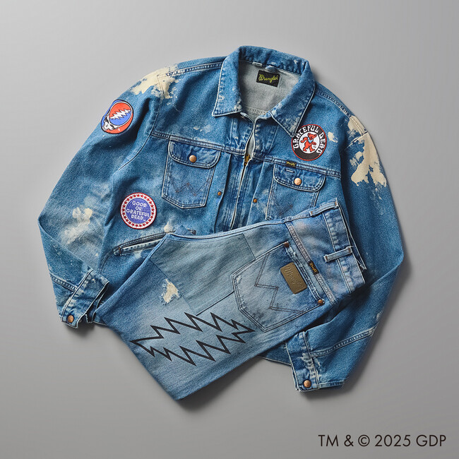 ジーンズブランドWranglerがGRATEFUL DEADとのコラボレーションコレクションを発売。