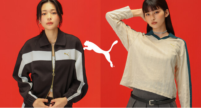 【ABCマート】Y2K×スポーツMIXで魅せるトレンドスタイル　PUMA 秋アパレルの最新ビジュアルが公開