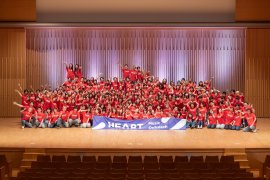 ショー終了後の集合写真(昨年度)