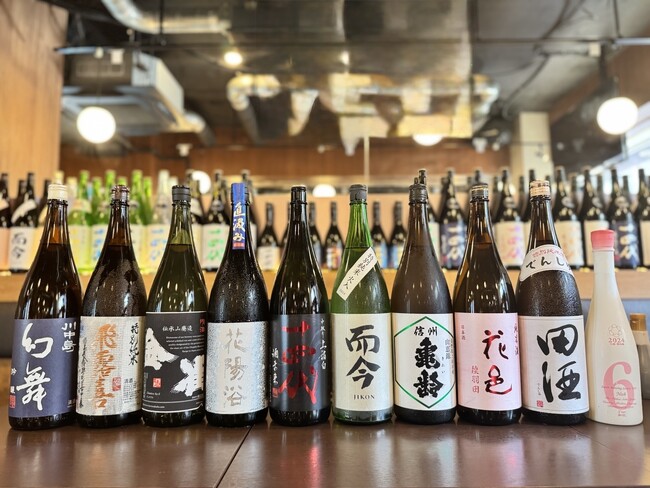 【『十四代』『而今』『新政』『花陽浴』が確実に飲める！】厳選希少酒10種付『極』コース￥7,700(税込)｜日本酒原価酒蔵、神保町店で9/8(月)～9/30(火)限定開催！