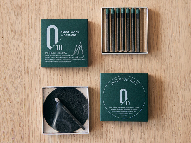 10ミニッツアロマ「hibi」にアクタス限定の香り＜サンダルウッド×オークモス＞が登場。2025年9月5日(金)発売開始。