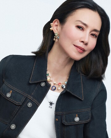 【DIOR】ディオール ファイン ジュエリー & タイムピーシズのLINE限定特設サイトに中谷美紀が登場