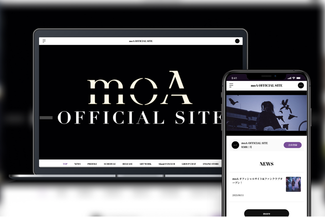 「Bitfan」にて、ポストロックバンド・moAのオフィシャルサイト兼ファンクラブをオープン！